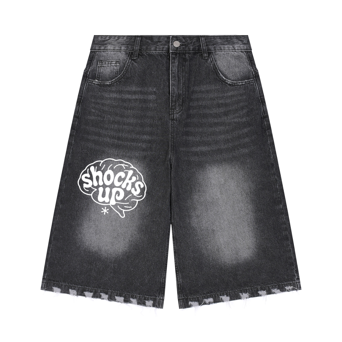 Men's Sunfade Distressed Denim Shorts