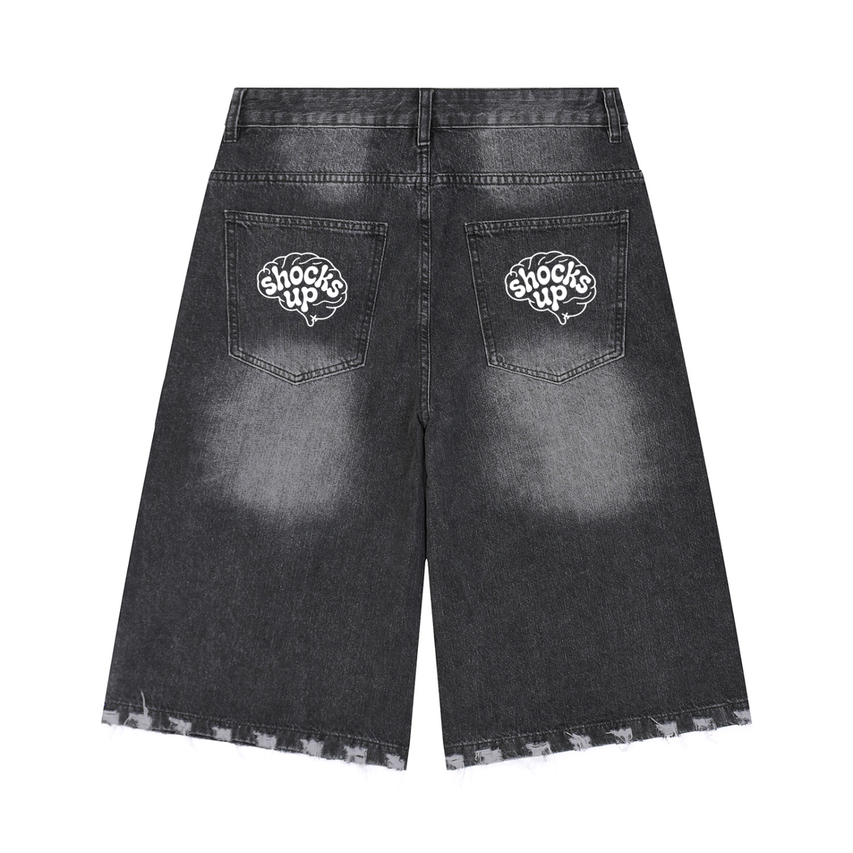 Men's Sunfade Distressed Denim Shorts